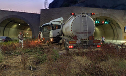 Gümüşhane’de tünelde trafik kazası: 1 yaralı