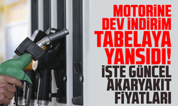 Motorine dev indirim tabelaya yansıdı! İşte güncel akaryakıt fiyatları