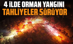4 ilde orman yangını: Tahliyeler sürüyor