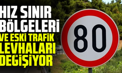 Hız sınır bölgeleri ve eski trafik levhaları değişiyor: Resmi Gazete'de yayımlandı