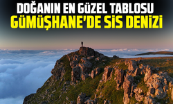 Doğanın en güzel tablosu: Gümüşhane'de sis denizi