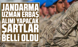 Jandarma uzman erbaş alımı yapacak... Şartlar ve kadrolar belli oldu
