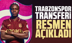 Trabzonspor transferi resmen açıkladı!