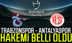 Trabzonspor - Hesap.com Antalyaspor hakemi belli oldu