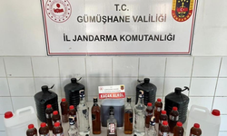 Gümüşhane'de sahte alkol operasyonu