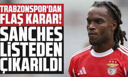 Trabzonspor'dan flaş karar! Sanches listeden çıkarıldı