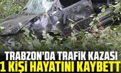 Trabzon’da trafik kazası 1 ölü, 2 yaralı