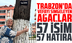 Trabzon’da Vefayı simgeleyen ağaçlar: 57 isim, 57 hatıra