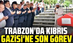 Trabzon’da Kıbrıs Gazisi'ne son görev