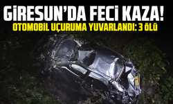 Giresun’da feci kaza! Otomobil uçuruma yuvarlandı: 3 ölü, 1 yaralı