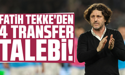 Fatih Tekke'den 4 transfer talebi!