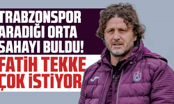 Trabzonspor aradığı orta sahayı buldu! Fatih Tekke çok istiyor...