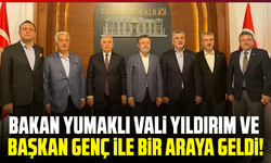 Bakan Yumaklı Vali Yıldırım ve Başkan Genç ile bir araya geldi!