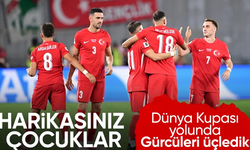 A Milli Futbol Takımı, Gürcistan karşısında üç puanı üç golle aldı