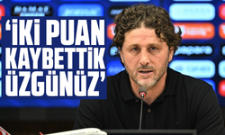 Fatih Tekke: "İki puan kaybettik, çok üzgünüz"