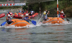 Rize'de Rafting Avrupa Kupası heyecanı yaşanıyor