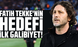 Fatih Tekke'nin hedefi: İlk galibiyet!