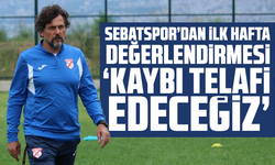 Sebatspor’dan İlk Hafta Değerlendirmesi: “Kaybı Telafi Edeceğiz”