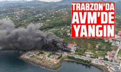 Trabzon'da AVM'de yangın