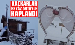 Kaçkarlar beyaz örtüyle kaplandı