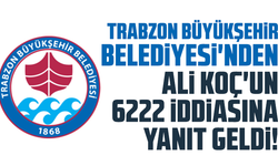 Trabzon Büyükşehir Belediyesi'nden, Ali Koç'un 6222 iddiasına yanıt geldi!