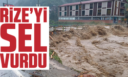 Rize’yi Sel Vurdu: Bungalov Yerle Bir Oldu