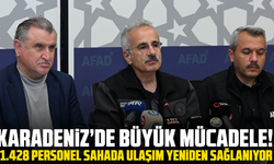 Karadeniz’de büyük mücadele! 1.428 personel sahada ulaşım yeniden sağlanıyor