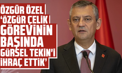 Özgür Özel:"Özgür Çelik görevinin başında Gürsel Tekin'i ihraç ettik"