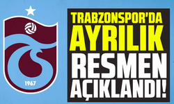 Trabzonspor'da ayrılık resmen açıklandı!