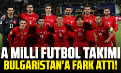 A Milli Futbol Takımı, Bulgaristan'a fark attı!