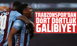 Trabzonspor'dan dört dörtlük galibiyet