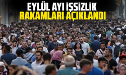 Eylül ayı işsizlik rakamları açıklandı