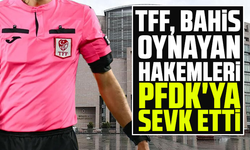TFF, bahis oynayan hakemleri PFDK'ya sevk etti