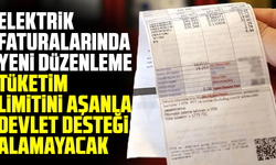 Elektrik faturalarında yeni düzenleme kararı Resmi Gazete'de