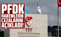 PFDK, hakemlerin cezalarını açıkladı!
