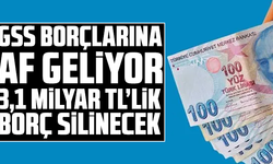 GSS borçlarına af geliyor: 3,1 milyar TL’lik borç silinecek
