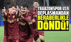 Trabzonspor U19, deplasmandan beraberlikle döndü!