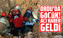 Ordu'da taş ocağı şantiyesinde göçük! Acı haber geldi