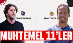 Trabzonspor - Alanyaspor muhtemel 11'ler