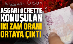 Asgari ücrette konuşulan iki zam oranı ortaya çıktı