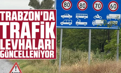Trabzon'da trafik levhaları güncelleniyor