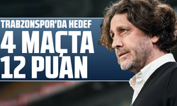 Trabzonspor'da hedef 4 maçta 12 puan