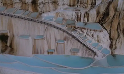 Giresun’un Göksu Travertenleri ilgi odağı oldu