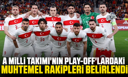 A Milli Takımı'nın play-off'lardaki muhtemel rakipleri belirlendi
