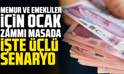 Memur ve emekliler için ocak zammı masada: İşte üçlü senaryo