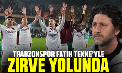 Trabzonspor Fatih Tekke ile zirve yolunda