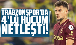 Trabzonspor’da 4’lü hücum netleşti!