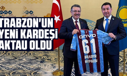 Trabzon'un yeni kardeşi Aktau oldu