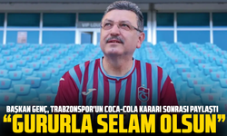 Başkan Genç, Trabzonspor’un Coca-Cola kararı sonrası paylaştı: “Gururla selam olsun!”