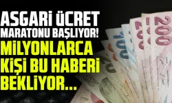 Asgari ücret maratonu bugün başlıyor